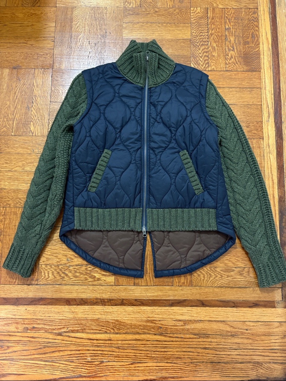 Veronica Beard Patra Knit Quilted Jacket